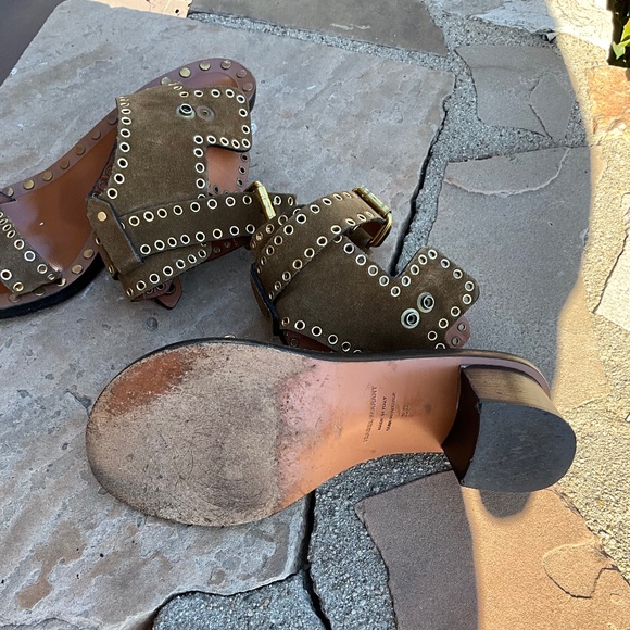 Isabel Marant size 38 green heels - Picture 4 of 4